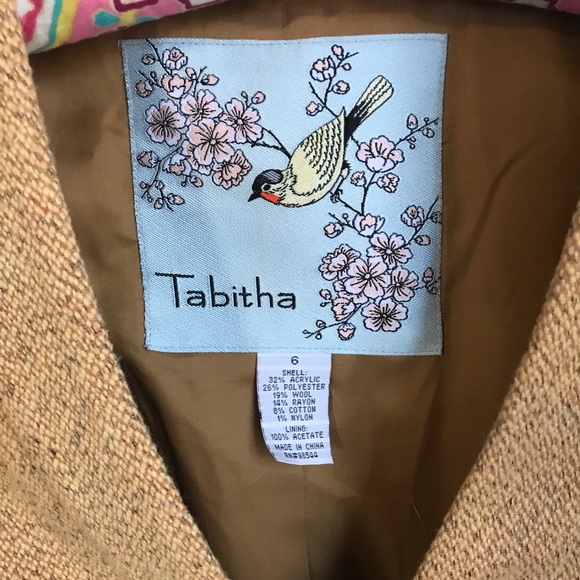 Anthropologie- Tabitha tweed short-sleeved blazer - Picture 2 of 5